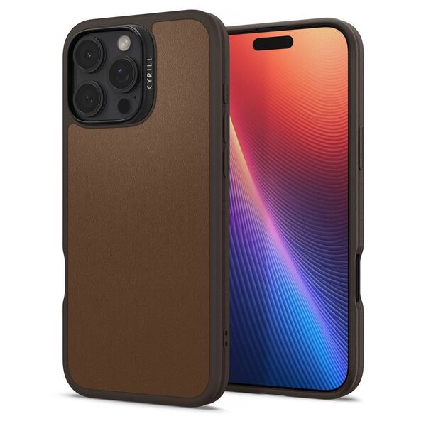 Spigen Case for iPhone 16 Pro Max - Spigen Cyrill Kajuk MagSafe - Saddle Brown 8809971232784 έως 12 άτοκες Δόσεις