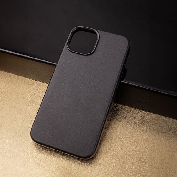 Mag Leather case for iPhone 16 Pro 6,3&quot; black 5906961924629