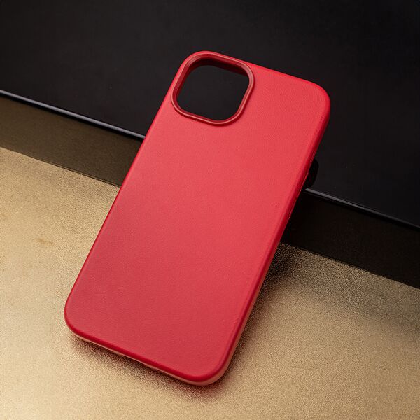 Mag Leather case for iPhone 16 6,1&quot; red 5906961924865