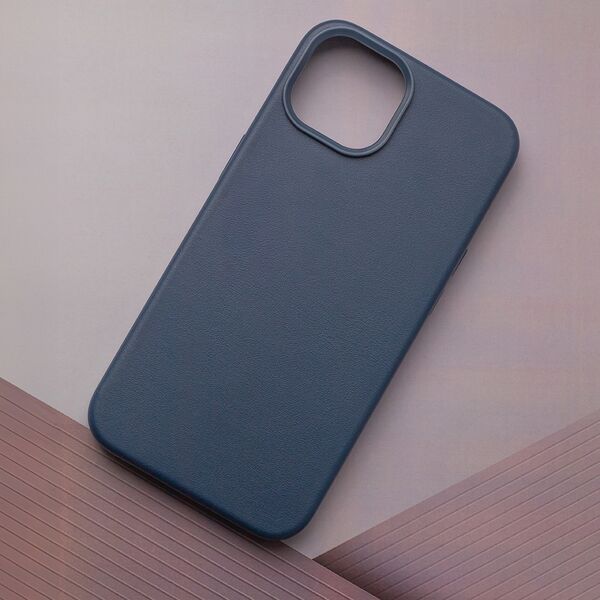 Mag Leather case for iPhone 16 Plus 6,7&quot; dark blue 5906961924674