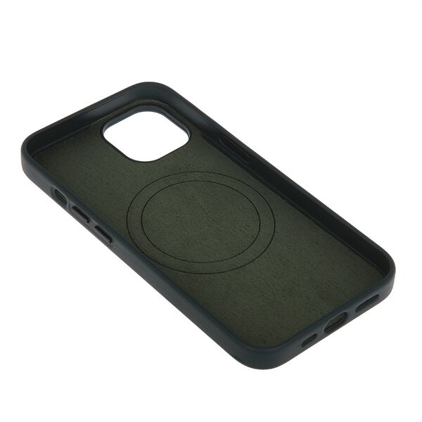 Mag Leather case for iPhone 16 Pro Max 6,9&quot; dark green 5906961924858