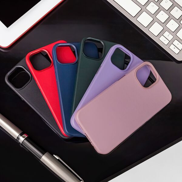 Mag Leather case for iPhone 16 6,1&quot; black 5906961924612