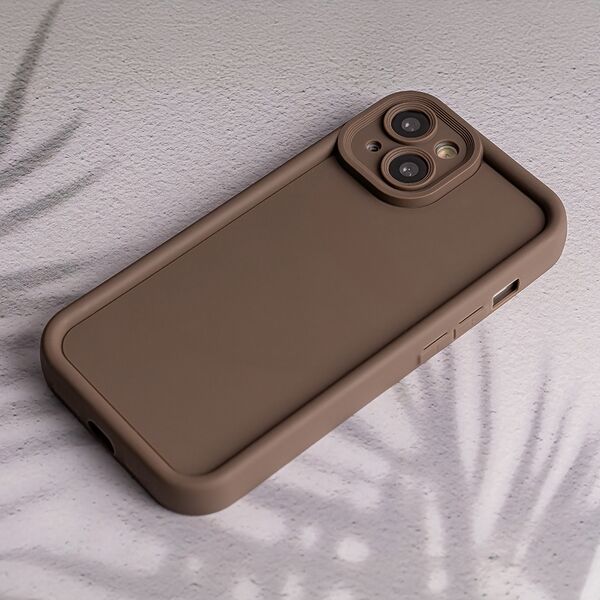 Rim TPU case for Samsung Galaxy S25 Plus brown 5906961931306