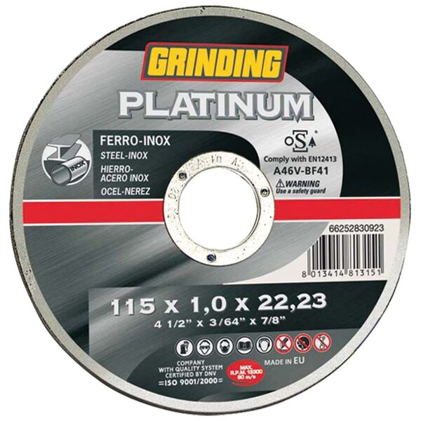 GRINDING GRINDING  ΔΙΣΚΟΣ ΚΟΠΗΣ ΙΝΟΧ PLATINUM - 230ΜΜ Χ 1,9ΜΜ Χ 22ΜΜ (1 ΤΕΜΑΧΙΟ) 5500323019 εως 12 άτοκες δόσεις