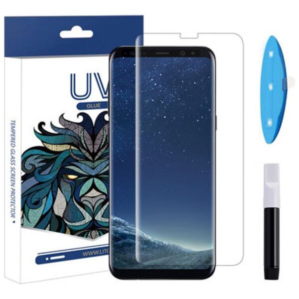 Lito Folie pentru Samsung Galaxy S8 / Galaxy S9  - Lito 3D UV Glass - Transparent 5949419056343 έως 12 άτοκες Δόσεις