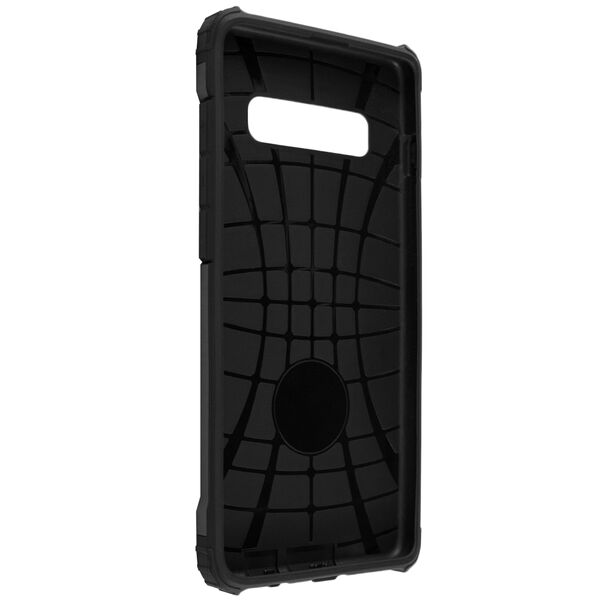 Techsuit Husa pentru Samsung Galaxy S10 Plus - Techsuit Hybrid Armor - Black 5949419058590 έως 12 άτοκες Δόσεις