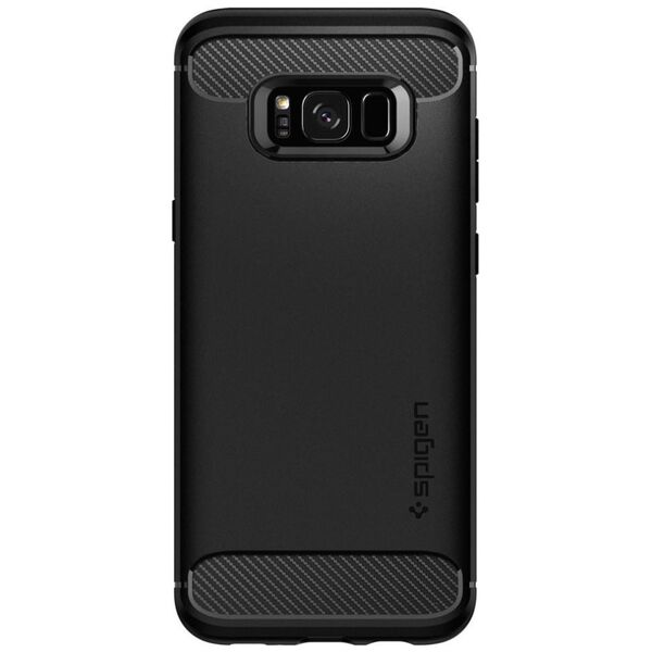 Spigen Husa pentru Samsung Galaxy S8 - Spigen Rugged Armor - Black 8809522195551 έως 12 άτοκες Δόσεις