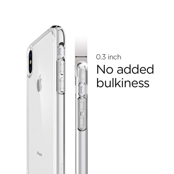 Spigen Husa pentru iPhone X / XS - Spigen Ultra Hybrid - Matte Black 8809613766103 έως 12 άτοκες Δόσεις
