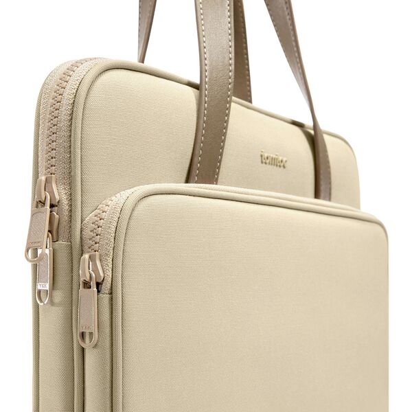 Tomtoc Tomtoc - Laptop Handbag (A11D3K1) - with 4 Compartment and Corner Armor, 14″ - Khaki 6971937064783 έως 12 άτοκες Δόσεις