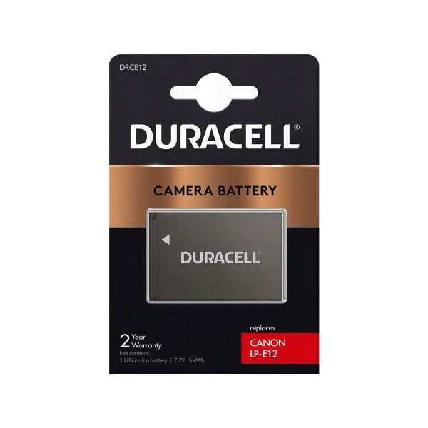 Μπαταρία Κάμερας Duracell DRCE12 για Canon LP-E12 7.2V 750 mAh (1 τεμ) 5055190142561 έως και 12 άτοκες δόσεις