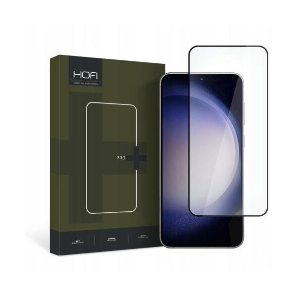 Tempered Glass Full Face Hofi Premium Pro+ Samsung S911B Galaxy S23 5G Μαύρο (1 τεμ.) 9490713929445 έως και 12 άτοκες δόσεις