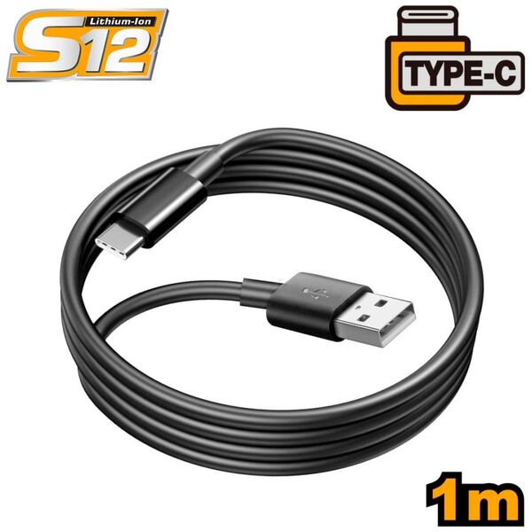 Ingco Καλώδιο Φόρτισης usb-a σε Type-c 1m Iucc01 έως 12 Άτοκες Δόσεις