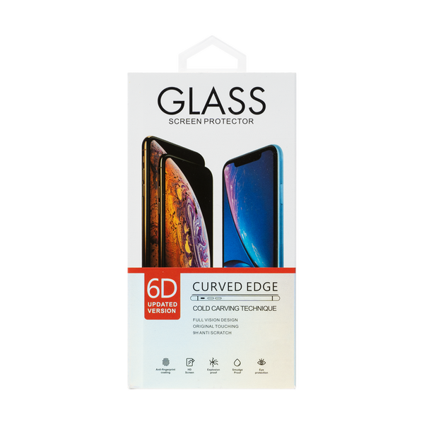 Γυαλί προστάτης DeTech, για iPhone 12 Pro, 5D Full Glue, 0.3mm, Μαυρο - 52649