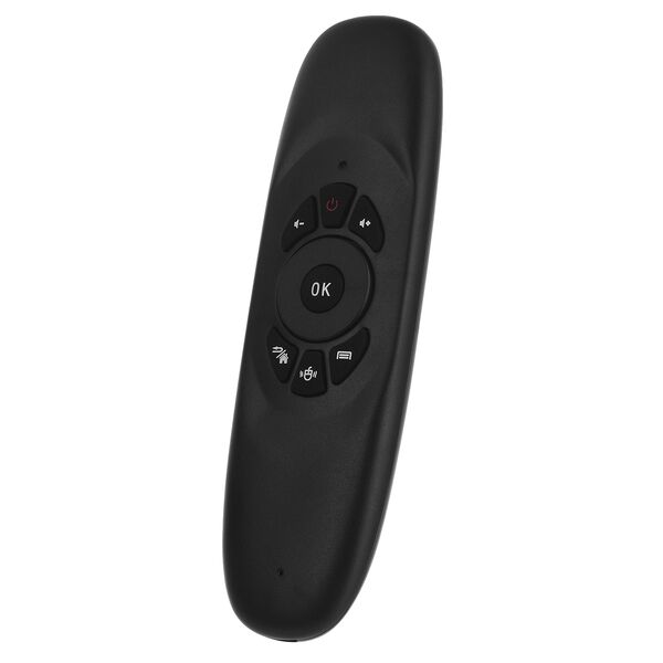 Wireless remote control No brand C120, Air mouse, USB 2.4GHz, Microphone, IR learning, Black - 13052 έως 12 άτοκες Δόσεις