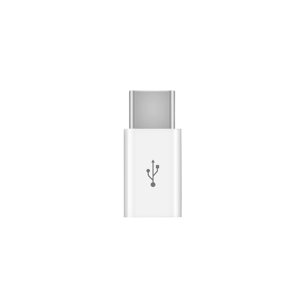 Προσαρμογέας No brand, Micro USB σε τύπο C, λευκό - 14977