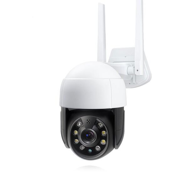 Smart security camera No brand PST-C18B-3MP, 3.0Mp, PTZ, Outdoor, Wi-Fi, Tuya Smart, White - 91027