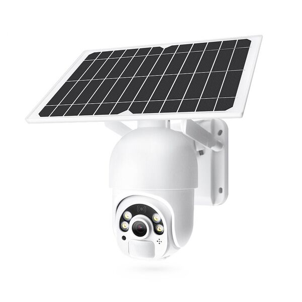 Smart security camera No brand PST-S20-WiFi, 2.0Mp, PTZ, Solar panel, Outdoor, Wi-Fi, Tuya Smart, White - 91033