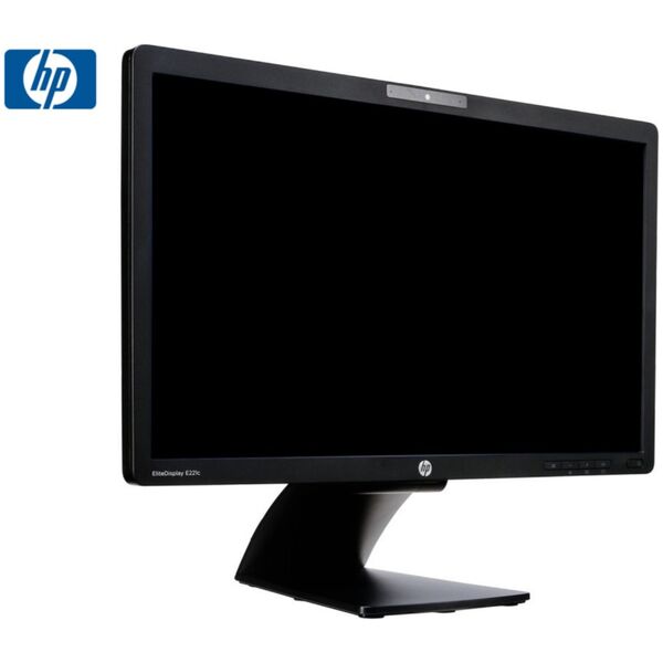 HP MONITOR 22" LED HP E221C WITH CAMERA BL WIDE MU GA- 0.069.071 έως 12 άτοκες Δόσεις