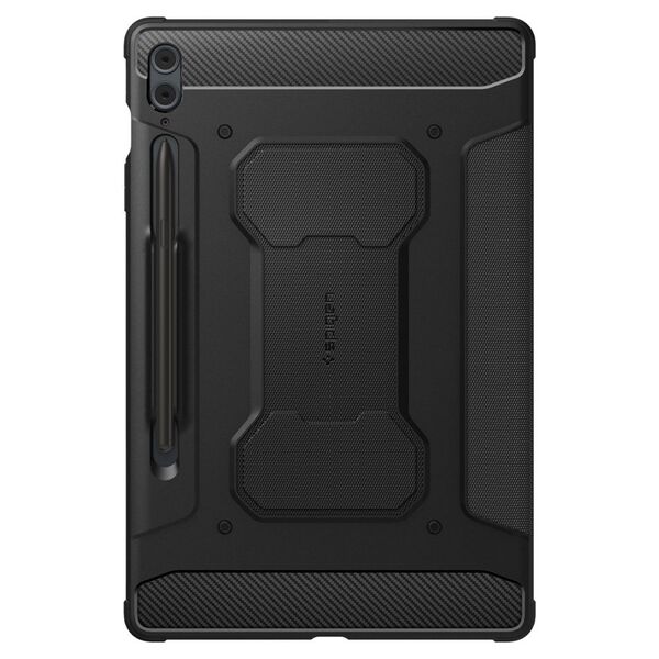 Spigen Husa pentru Samsung Galaxy Tab S9 FE Plus - Spigen Rugged Armor Pro - Black 8809896753074 έως 12 άτοκες Δόσεις