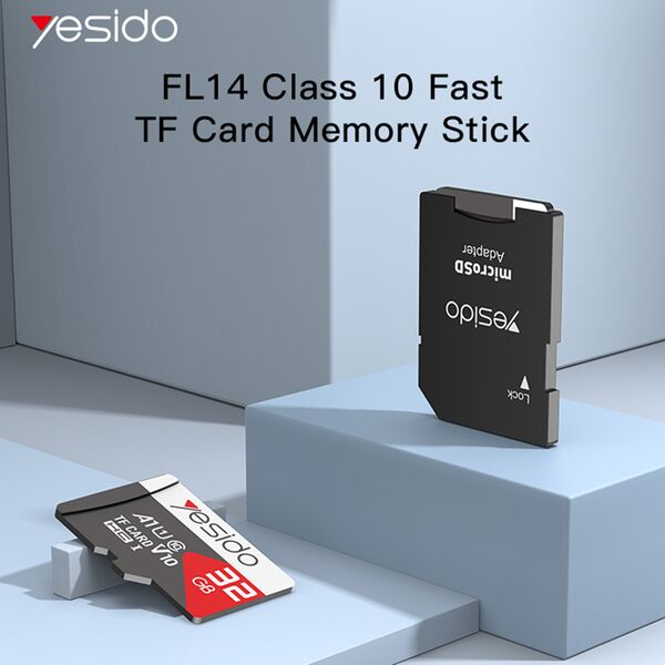 Yesido Yesido - Memory Card (FL14) - USB 2.0, High Speed File Data Transmission, 256GB - Black  έως 12 άτοκες Δόσεις