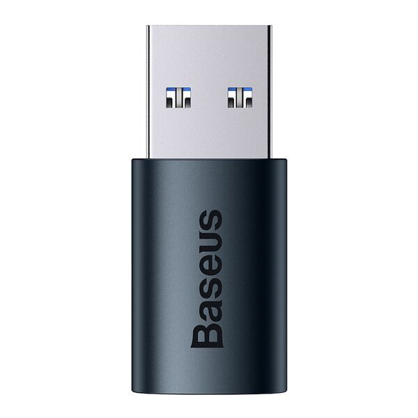 Baseus Adaptor USB 3.1 Male la Type-C Female - Baseus Ingenuity Series (ZJJQ000103) - Blue 6932172605803 έως 12 άτοκες Δόσεις