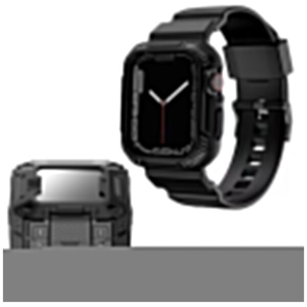 Lito Husa pentru Apple Watch Ultra / Ultra 2 + Curea - Lito Carbon RuggedArmor (LS003) - Black 5949419073906 έως 12 άτοκες Δόσεις