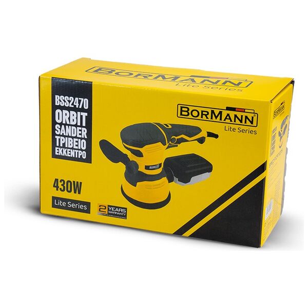 Bormann Lite Bss2470 Τριβειο Εκκεντρο 430w Ρυθμιζομενο, Φ125mm 050988 έως 12 Άτοκες Δόσεις