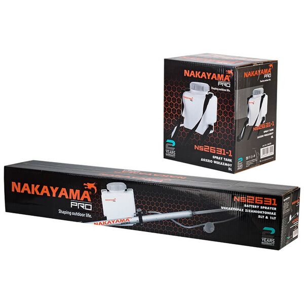 Nakayama pro Ns2631 Ψεκαστηρας Ζιζανιοκτονιας Επαναφορτιζομενος 6v 035992 έως 12 Άτοκες Δόσεις