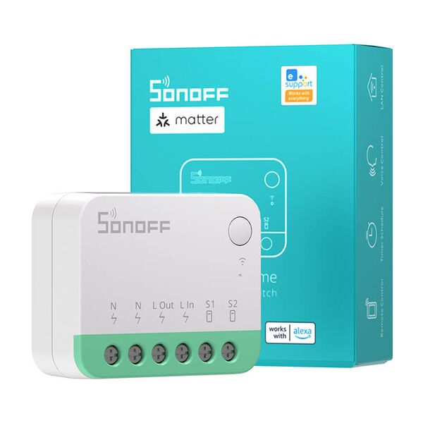 Sonoff Smart switch Sonoff MINIR4M Matter 057371 6920075740516 MINIR4M έως και 12 άτοκες δόσεις