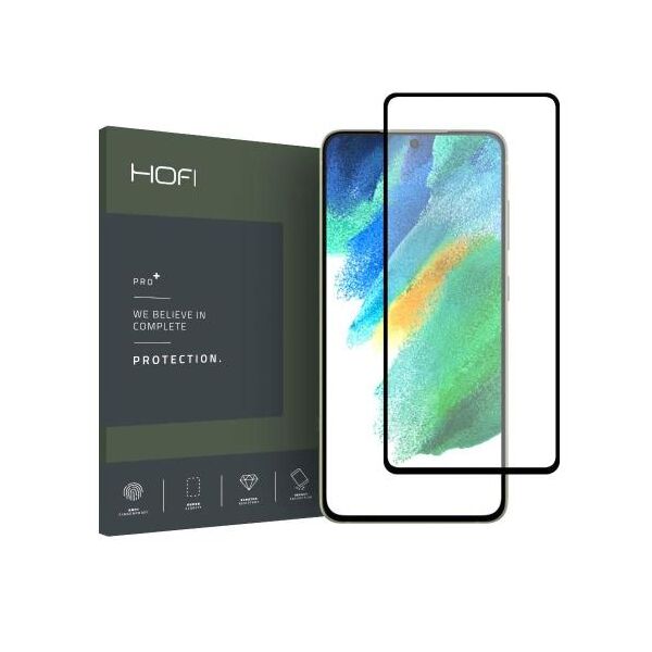 Tempered Glass Full Face Hofi Premium Pro+ Samsung G990B Galaxy S21 FE 5G Μαύρο (1 τεμ.) 6216990212444 6216990212444 έως και 12 άτοκες δόσεις