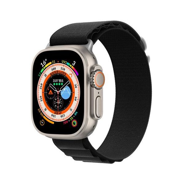 Λουράκι Devia Sport5 Nylon Woven Apple Watch (38/ 40/ 41mm) Deluxe Μαύρο 6938595381799 6938595381799 έως και 12 άτοκες δόσεις