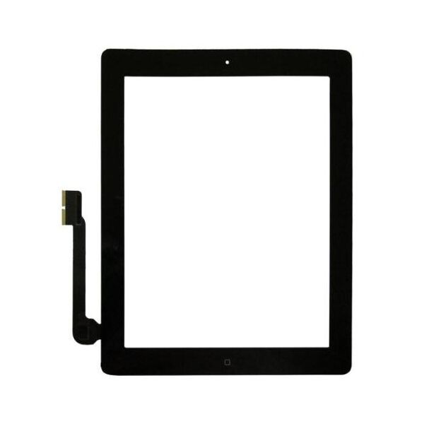 Touch Screen Apple iPad 3/ iPad 4 Full Set με Home Button Μαύρο  (OEM) 0327010027 0327010027 έως και 12 άτοκες δόσεις