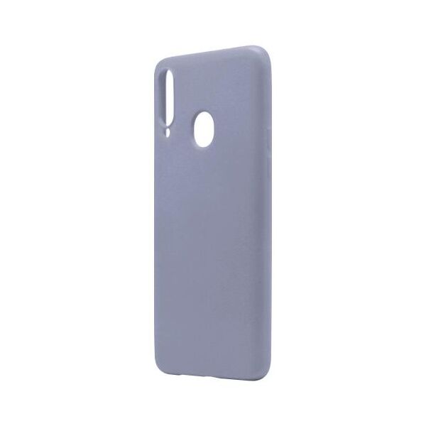 Θήκη Liquid Silicon inos Samsung A207F Galaxy A20s L-Cover Γκρι-Μπλε 5205598143077 5205598143077 έως και 12 άτοκες δόσεις