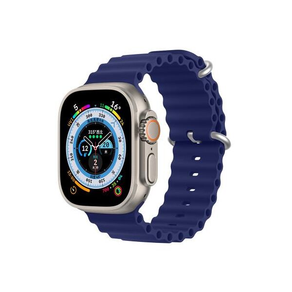 Λουράκι Σιλικόνης Dux Ducis OceanWave Bracelet Apple Watch (38/ 40/ 41mm) Σκούρο Μπλε 6934913033883 6934913033883 έως και 12 άτοκες δόσεις