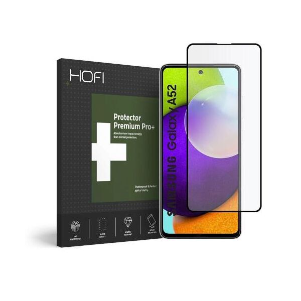 Tempered Glass Full Face Hofi Premium Pro+ Samsung A526B Galaxy A52 5G/ A528B Galaxy A52s 5G Μαύρο (1 τεμ.) 6216990210051 6216990210051 έως και 12 άτοκες δόσεις
