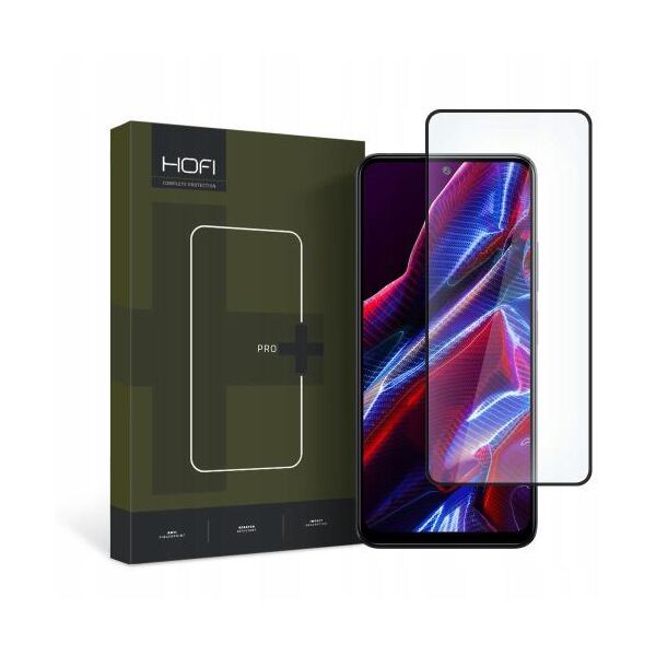 Tempered Glass Full Face Hofi Premium Pro+ Xiaomi Poco X5 5G/ Redmi Note 12 5G Μαύρο (1 τεμ.) 9490713932872 9490713932872 έως και 12 άτοκες δόσεις