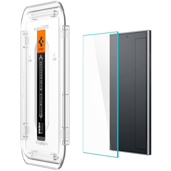 Spigen Folie pentru Samsung Galaxy S24 Ultra (set 2) - Spigen Glas.TR EZ FIT - Clear 8809971224116 έως 12 άτοκες Δόσεις