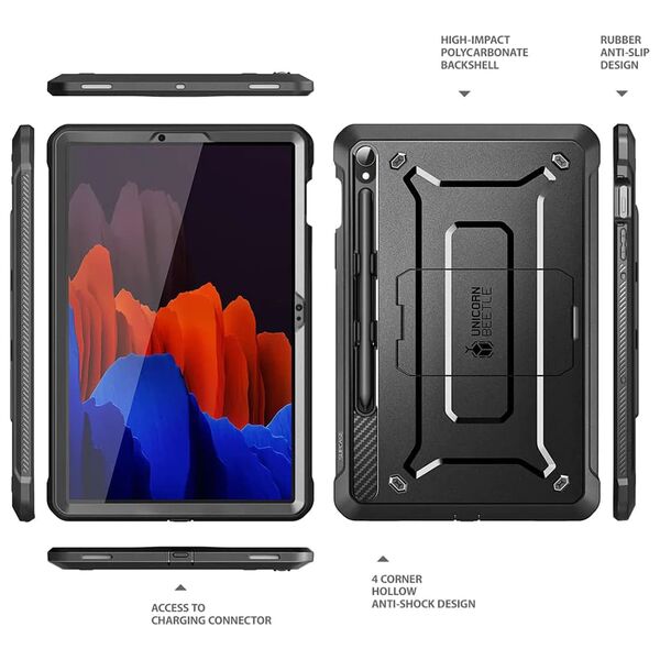 Supcase Husa pentru Samsung Galaxy Tab S9 FE - Supcase Unicorn Beetle Pro - Black 0843439138353 έως 12 άτοκες Δόσεις