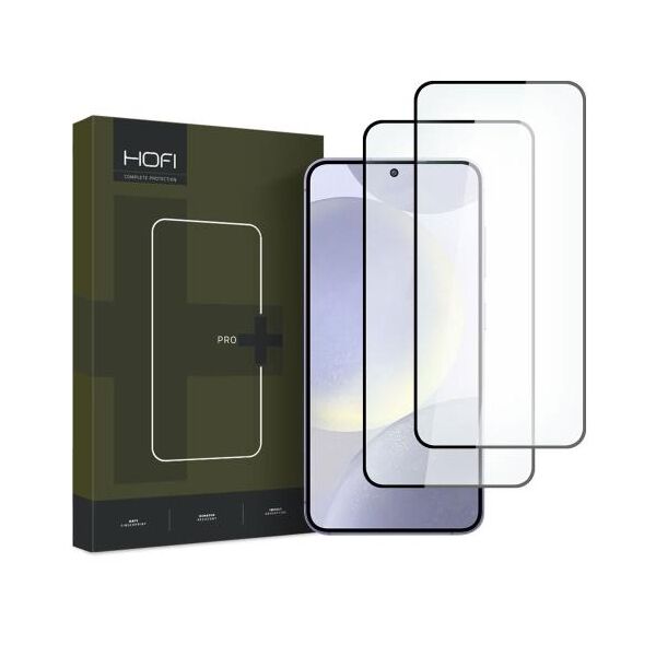 Tempered Glass Full Face Hofi Premium Pro+ Samsung Galaxy S24 5G Μαύρο (2 τεμ.) 5906203690350 5906203690350 έως και 12 άτοκες δόσεις