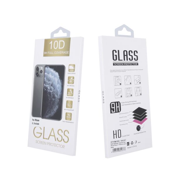 Tempered glass 10D for Samsung Galaxy S23FE black frame