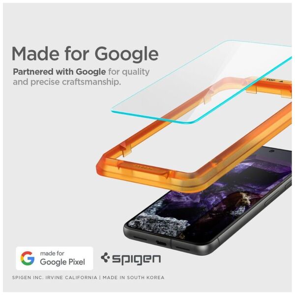 Spigen Folie pentru Google Pixel 8 (set 2) - Spigen Glas.TR Align Master - Clear 8809971222754 έως 12 άτοκες Δόσεις