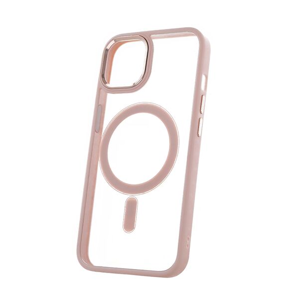 Satin Clear Mag case for iPhone 14 Pro 6,1&quot; pink