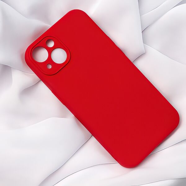 Silicon case for iPhone 15 6,1&quot; red