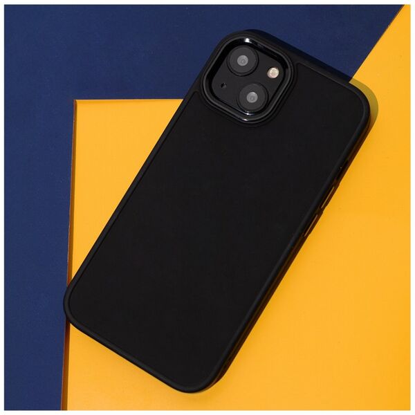 Satin case for iPhone 15 Plus 6,7&quot; black