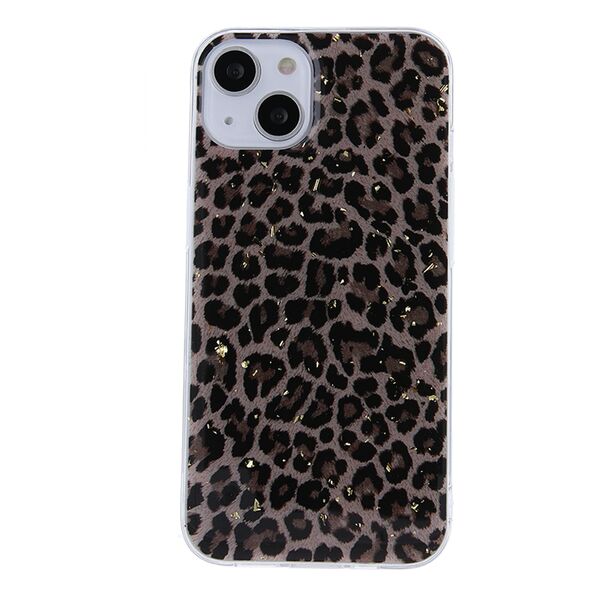 Gold Glam case for Samsung Galaxy A33 5G leopard print 1