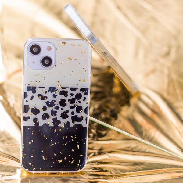Gold Glam case for Samsung Galaxy A33 5G leopard print 2