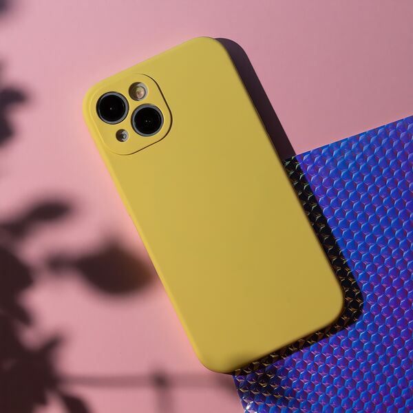 Mag Invisible case for iPhone 15 Plus 6,7&quot; pastel yellow