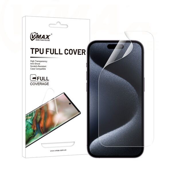 Vmax protective film invisble TPU film - full coverage for iPhone 14 Plus 6,7&quot;