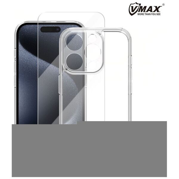 Vmax set case + glass 2,5D premium for Samsung Galaxy A24 4G