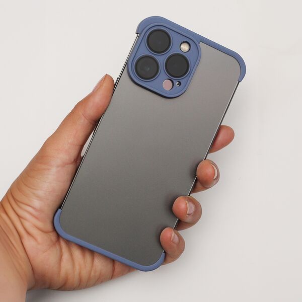TPU mini bumpers with camera protection for iPhone 12 Pro Max 6,7&quot; blue